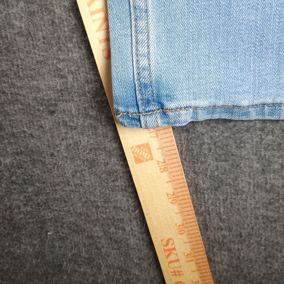 Lee Plus Midrise Relaxed Fit Straight Leg Jean Womens 24W Petite Light Wash Mom - Picture 14 of 15